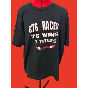 Dale Earnhardt Sr. Black Vintage Rare Tshirt Size XL